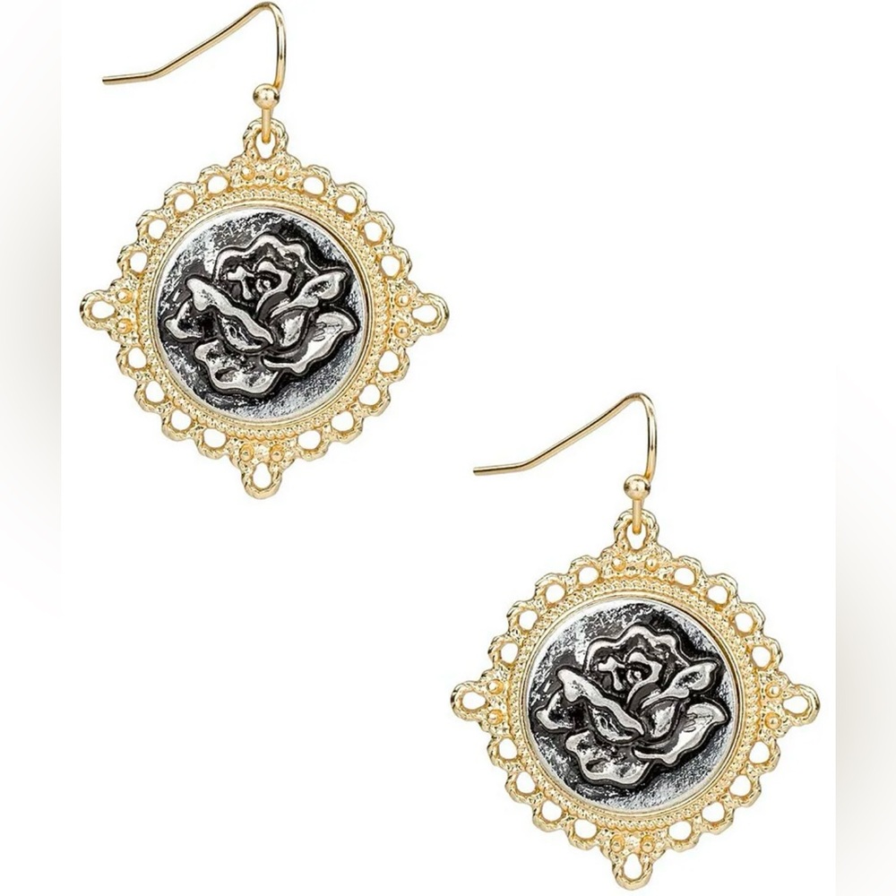 Patricia Nash Round Drop Earrings